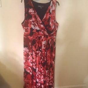 Rose Printed Maxi Dress
